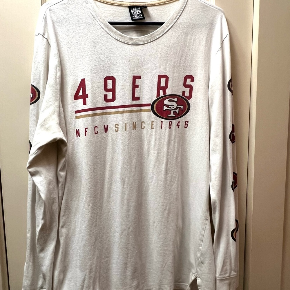 San Francisco 49ers long sleeve t-shirt.
